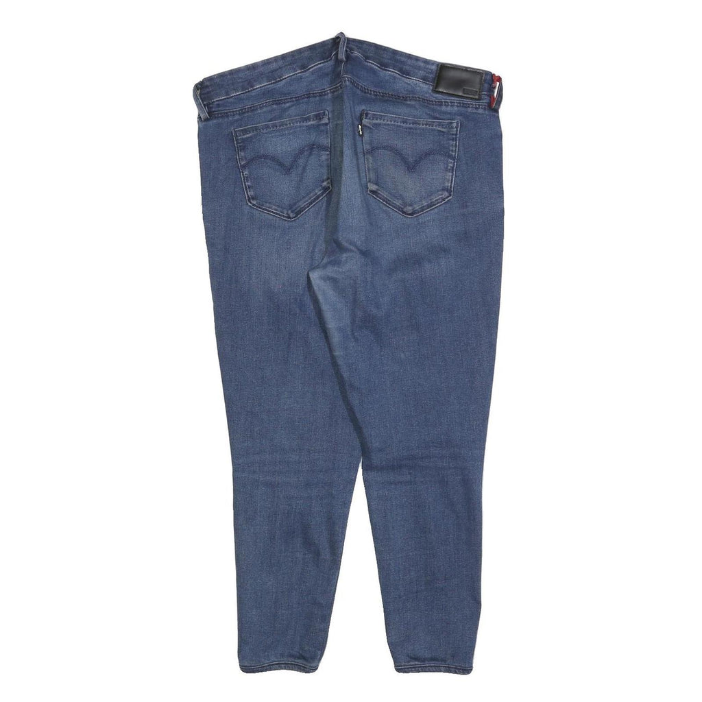 LEVI'S 711 Womens Jeans Blue Slim Skinny Denim W32 L24 Stretch Casual Pants