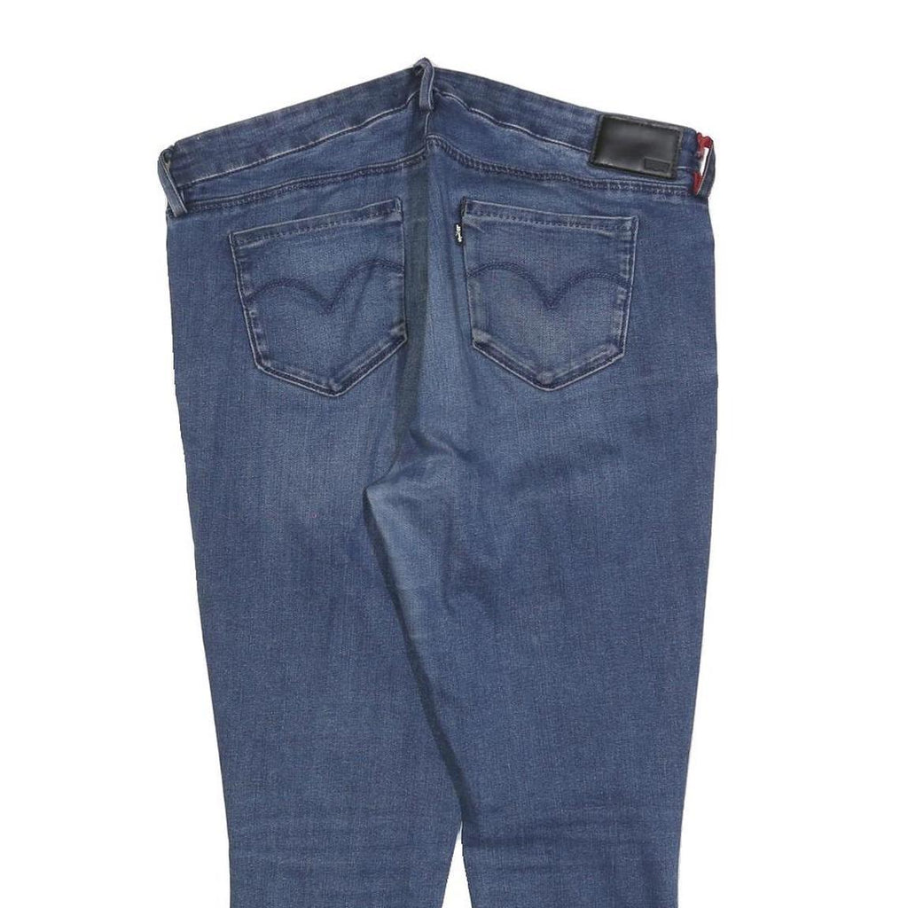 LEVI'S 711 Womens Jeans Blue Slim Skinny Denim W32 L24 Stretch Casual Pants