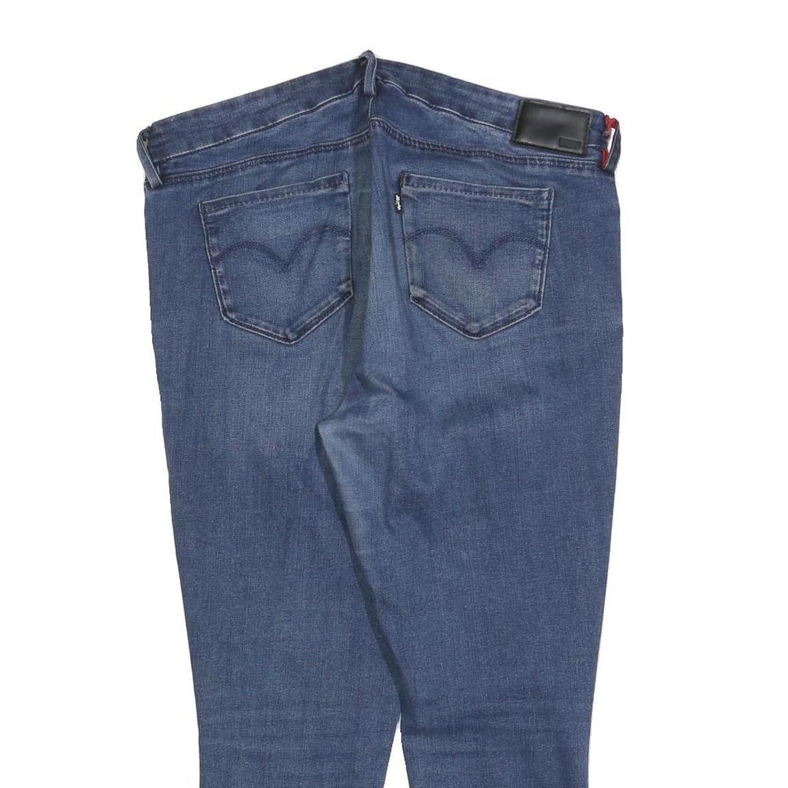 LEVI'S 711 Womens Jeans Blue Slim Skinny Denim W32 L24 Stretch Casual Pants