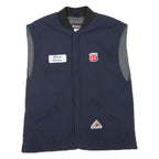 BULWARK Mens Workwear Gilet Blue XL