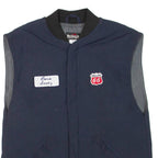 BULWARK Mens Workwear Gilet Blue XL