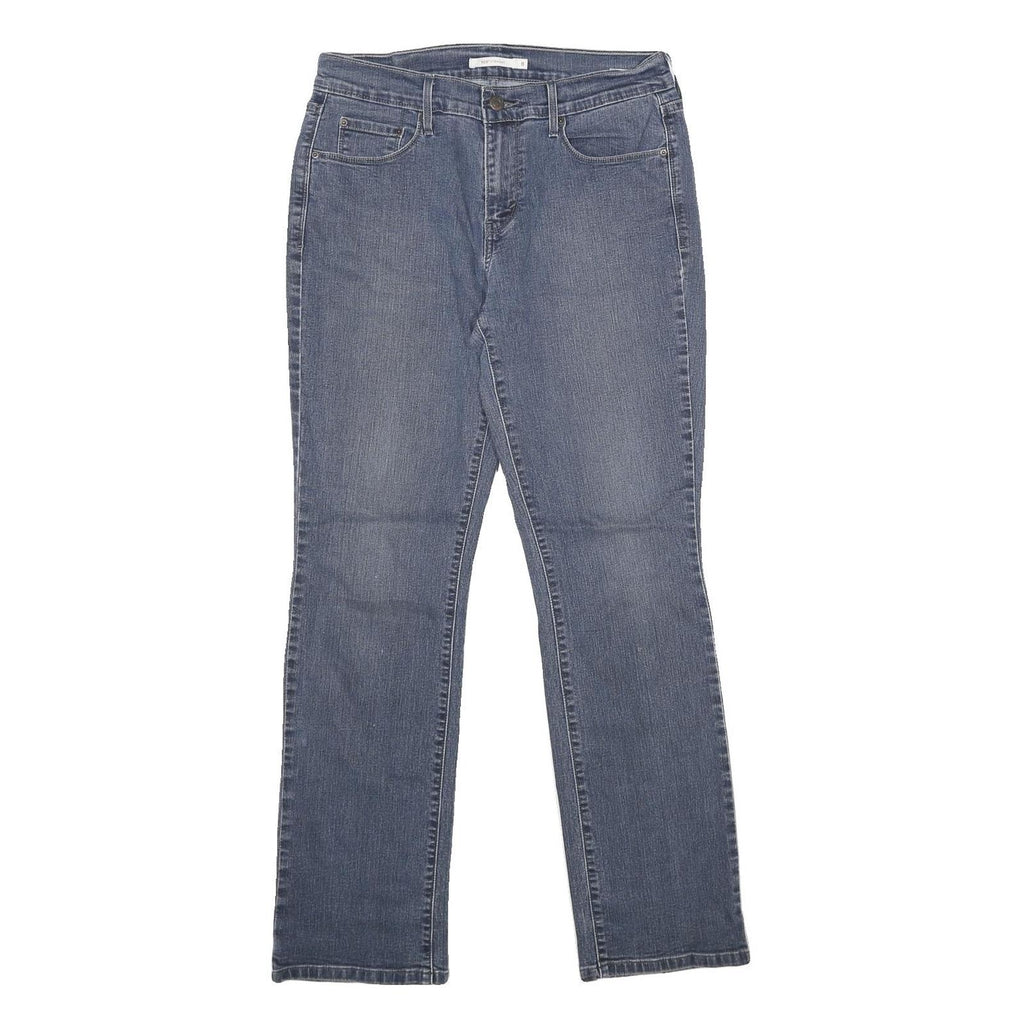 LEVI'S 505 Womens Jeans Blue Regular Straight Denim Medium W30 L30 Classic Zip