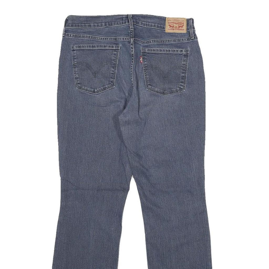 LEVI'S 505 Womens Jeans Blue Regular Straight Denim Medium W30 L30 Classic Zip