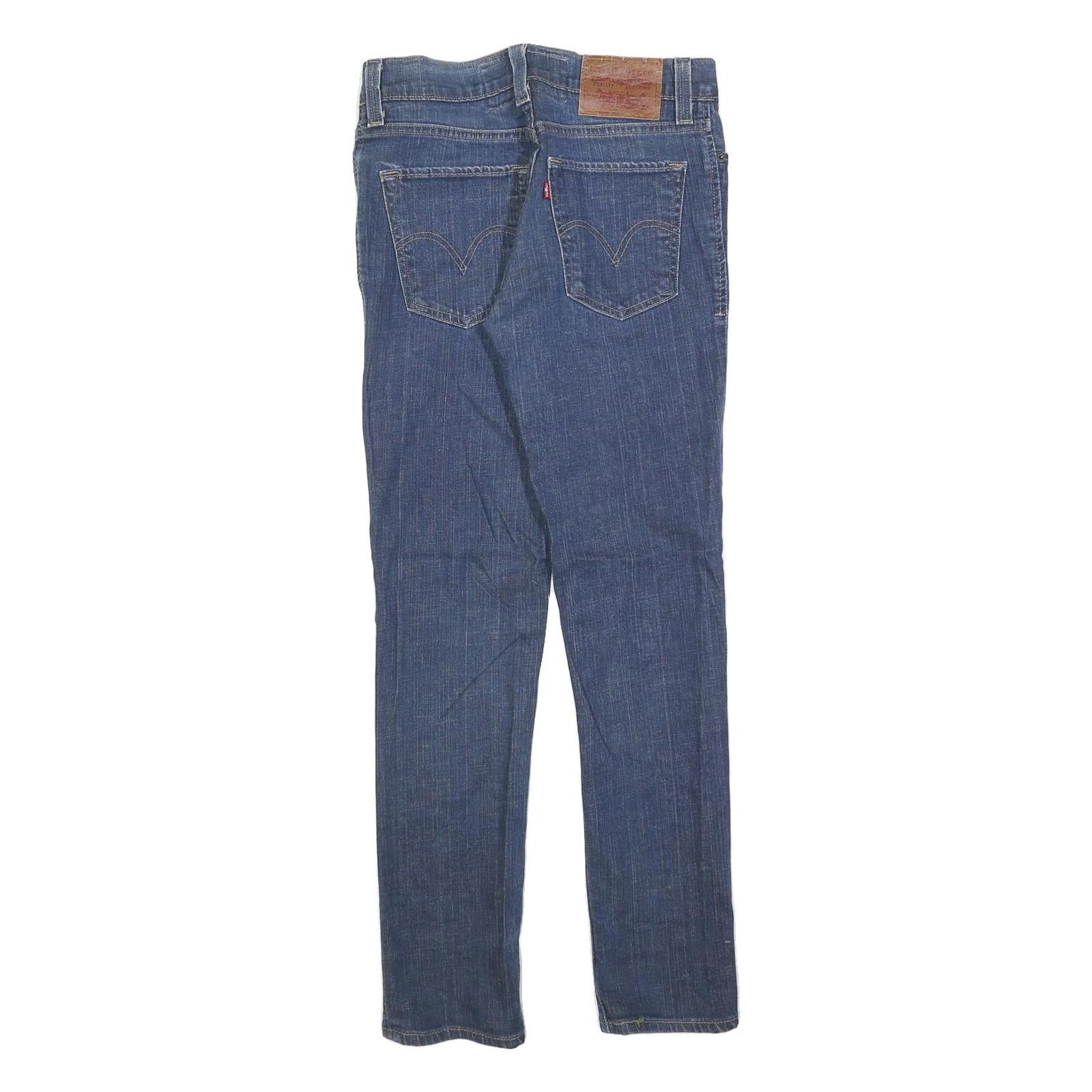 LEVI'S 510 Mens Slim Blue Denim Medium W30 L30 Cotton Blend Zip Jeans