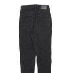 LEVI'S 721 Womens Jeans Black Slim Skinny Denim W27 L28 Stretch Zip