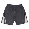 ADIDAS Mens Shorts Black Casual Plain Size M W30 Drawstring Pockets