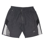 ADIDAS Mens Shorts Black Casual Plain Size M W30 Drawstring Pockets