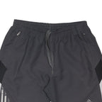 ADIDAS Mens Shorts Black Casual Plain Size M W30 Drawstring Pockets