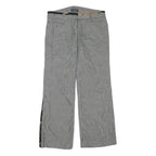 DOLCE & GABBANA Womens Wool Blend Black & White Relaxed Straight Trousers W30