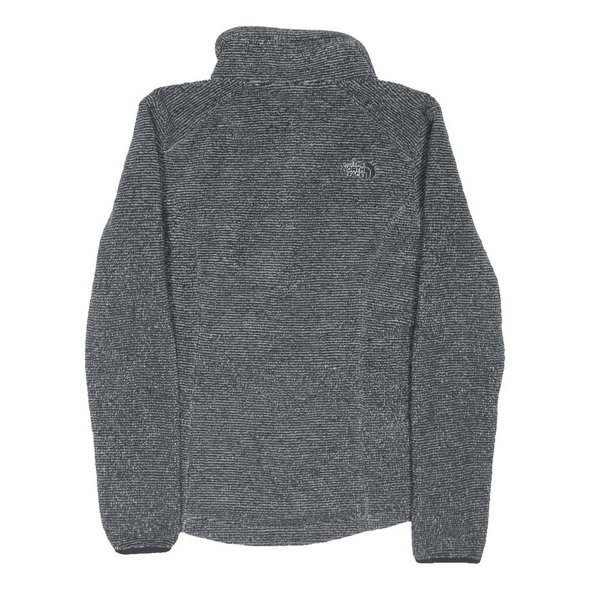 THE NORTH FACE Womens Grey Striped Pullover Relaxed Fit Jumper Crew Neck Basic