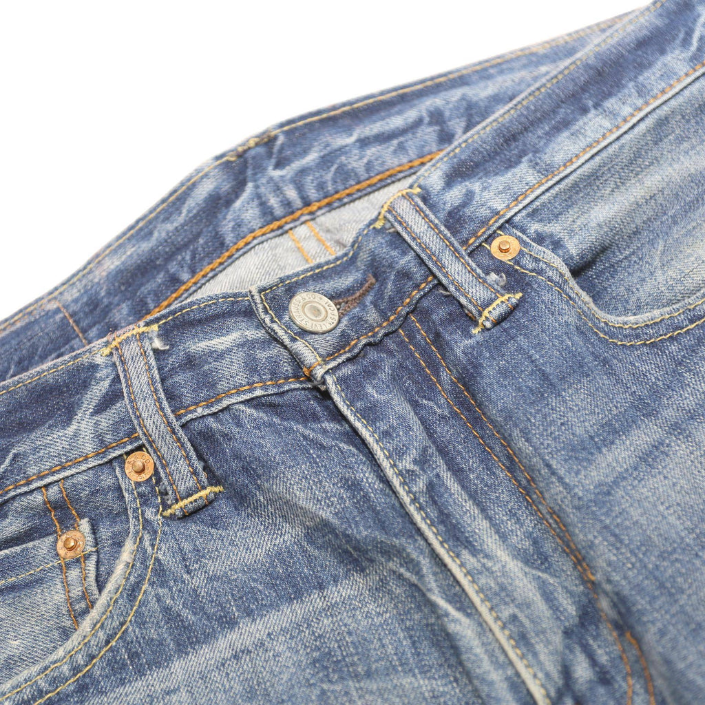 LEVI'S 511 Mens Slim Blue Denim Medium W31 L34 Slim Fit Zip Jeans