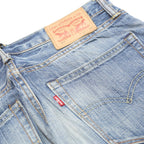 LEVI'S 511 Mens Slim Blue Denim Medium W31 L34 Slim Fit Zip Jeans