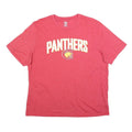 RUSSELL ATHLETIC Mens Red Panthers Graphic T-Shirt XL Short Sleeve Crew Neck