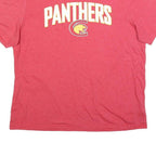 RUSSELL ATHLETIC Mens Red Panthers Graphic T-Shirt XL Short Sleeve Crew Neck