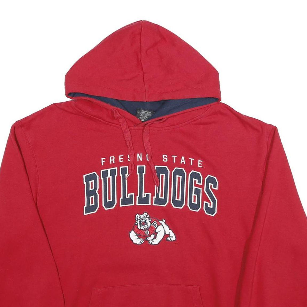 COLOSSEUM Mens Red Fresno State Bulldogs Pullover Hoodie XL College Logo
