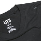 UNI QLO X DANIEL ARSHAM X POKEMON Mens Black Graphic T-Shirt S Short Sleeve Crew