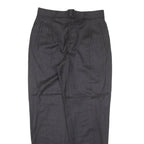 CAROLL PARIS Pleated Womens Trousers Grey Regular Tapered Wool W29 L30