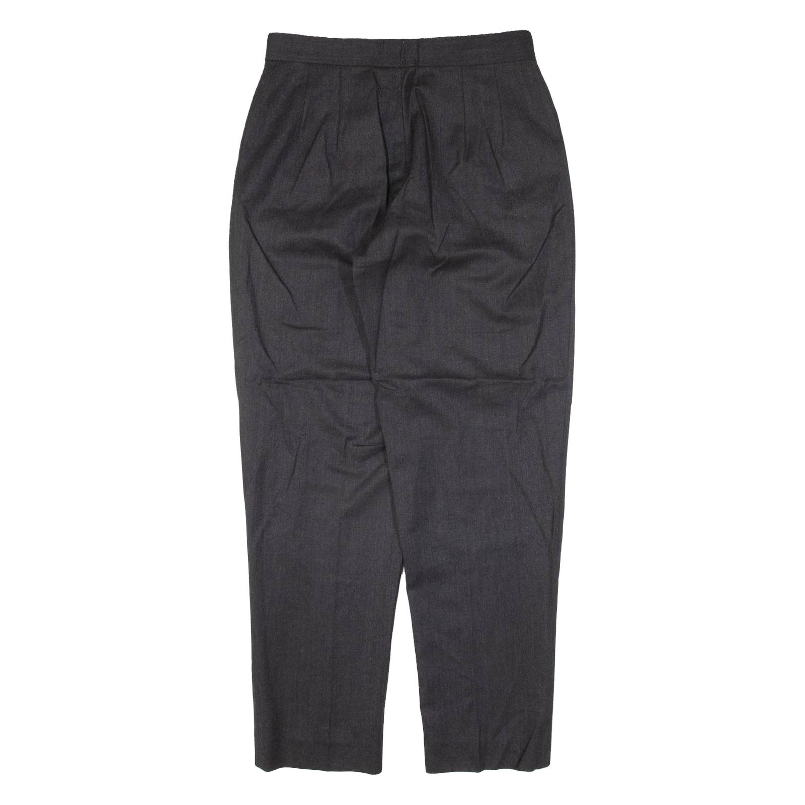 CAROLL PARIS Pleated Womens Trousers Grey Regular Tapered Wool W29 L30