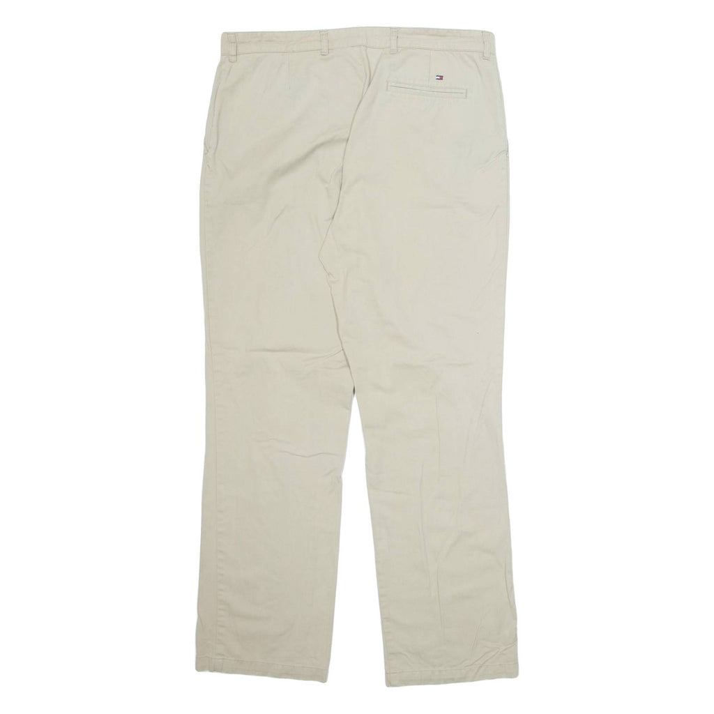 TOMMY HILFIGER Golf Mens Trousers Beige Regular Straight W38 L32
