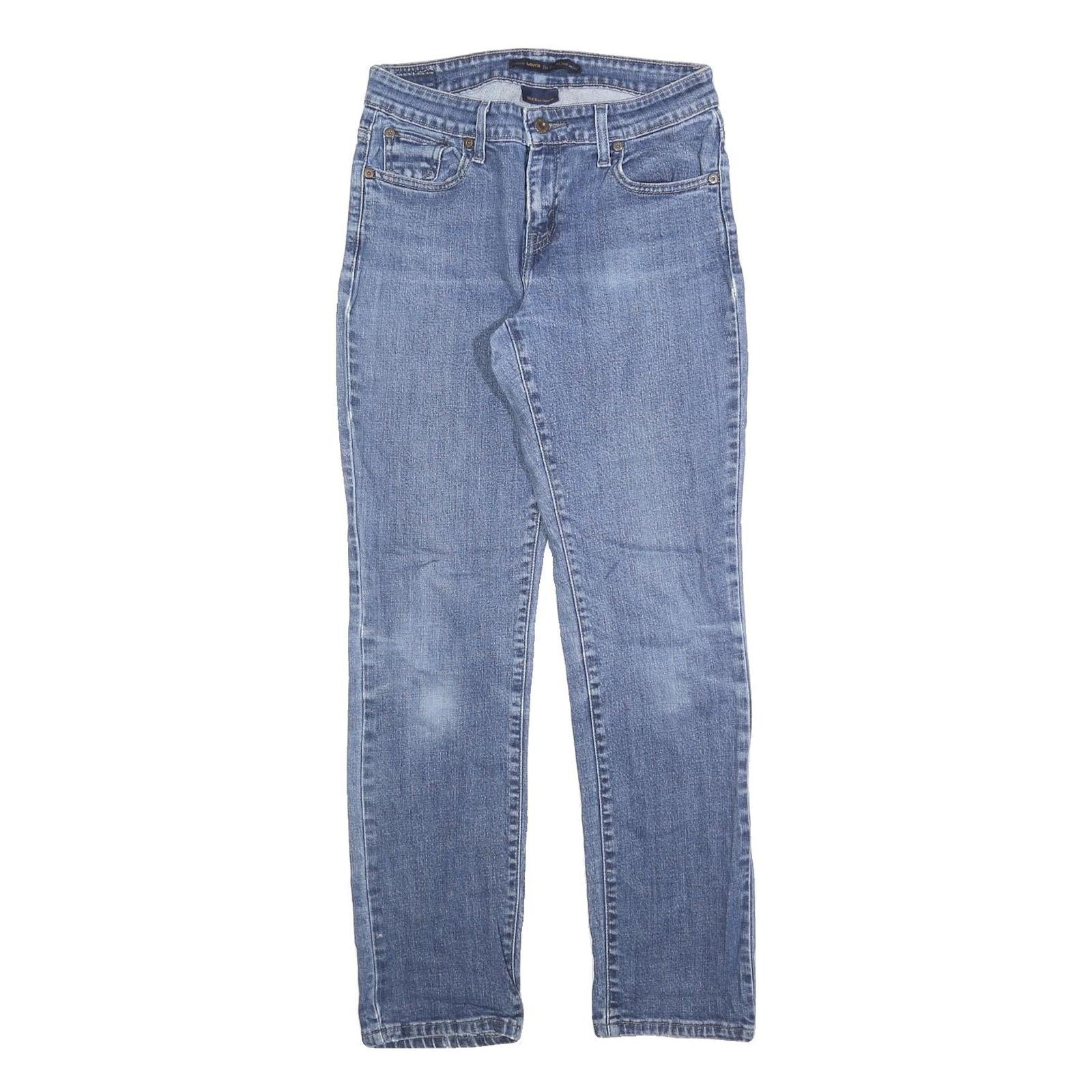 LEVI'S Womens Regular Fit Light Blue Denim Jeans W28 L30 Classic Cotton Blend