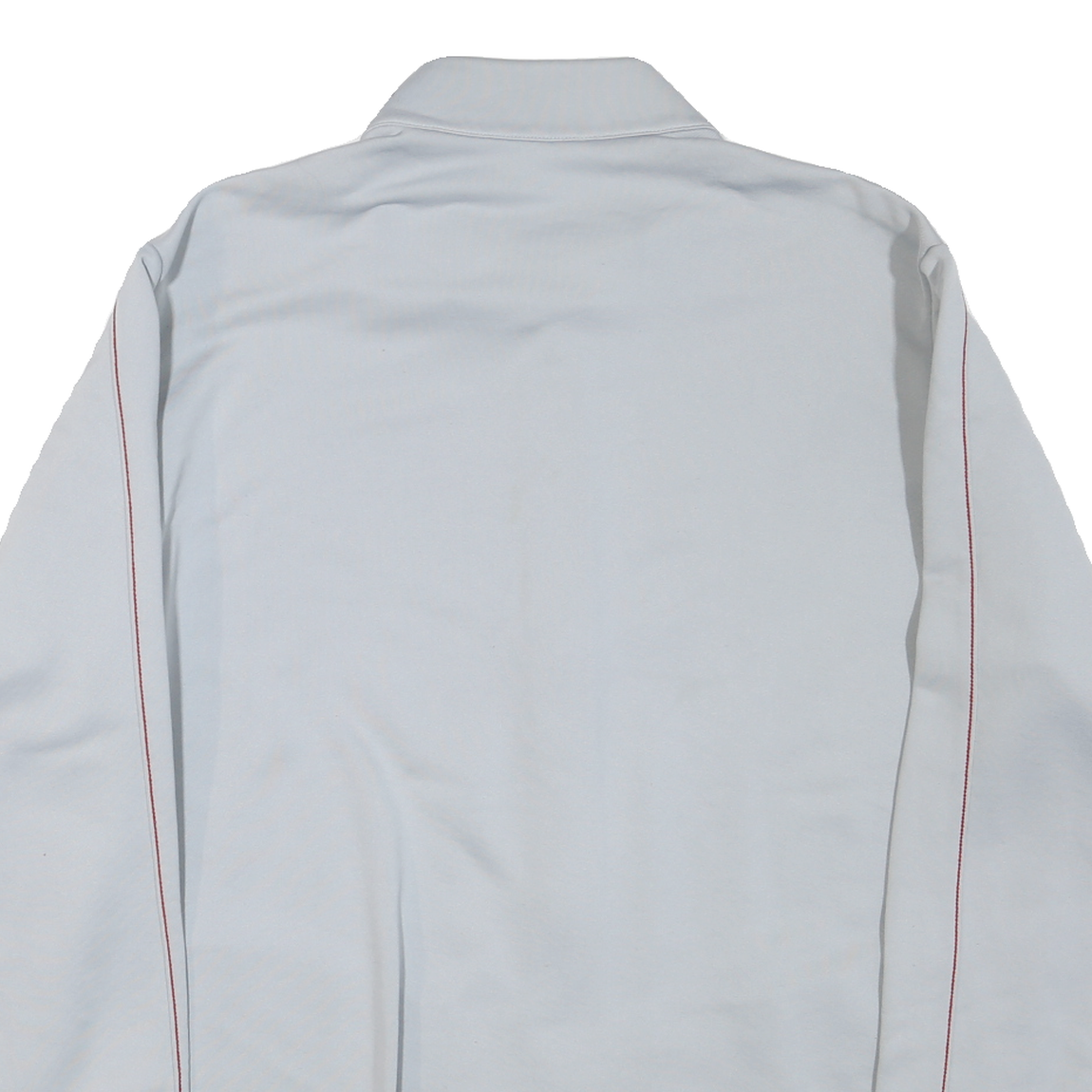 ADIDAS Mens White & Pink Logo Track Jacket XL Polyester Blend Zip Casual