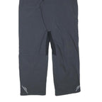 ADIDAS Womens Regular Fit Black Polyester Blend Trousers W30 L30 Zip Pockets