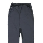 ADIDAS Womens Regular Fit Black Polyester Blend Trousers W30 L30 Zip Pockets