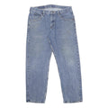 WRANGLER Mens Blue Jeans Regular Straight Denim Medium W33 L30 Classic Fit Zip