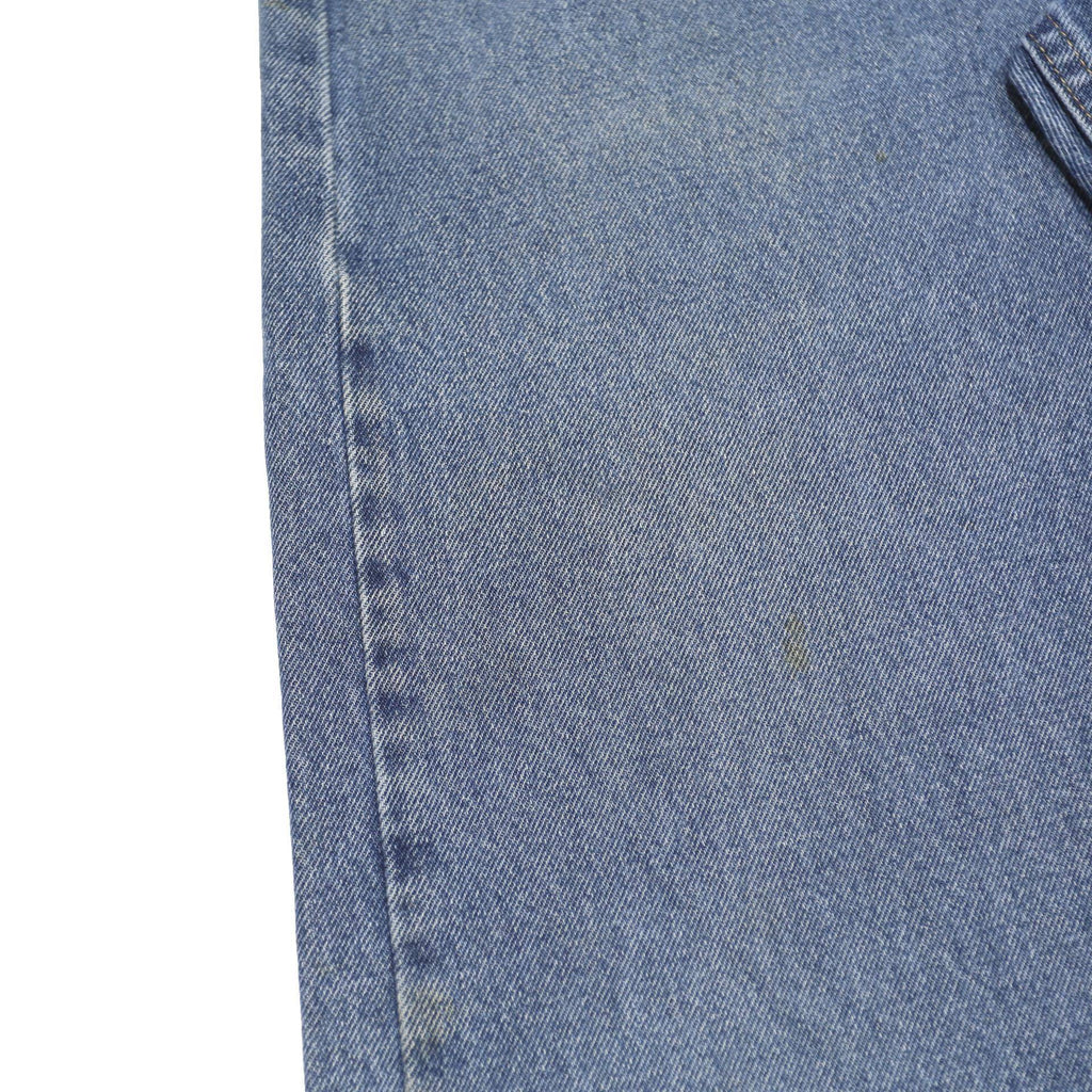 WRANGLER Mens Blue Jeans Regular Straight Denim Medium W33 L30 Classic Fit Zip