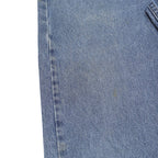 WRANGLER Mens Blue Jeans Regular Straight Denim Medium W33 L30 Classic Fit Zip