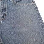 WRANGLER Mens Blue Jeans Regular Straight Denim Medium W33 L30 Classic Fit Zip