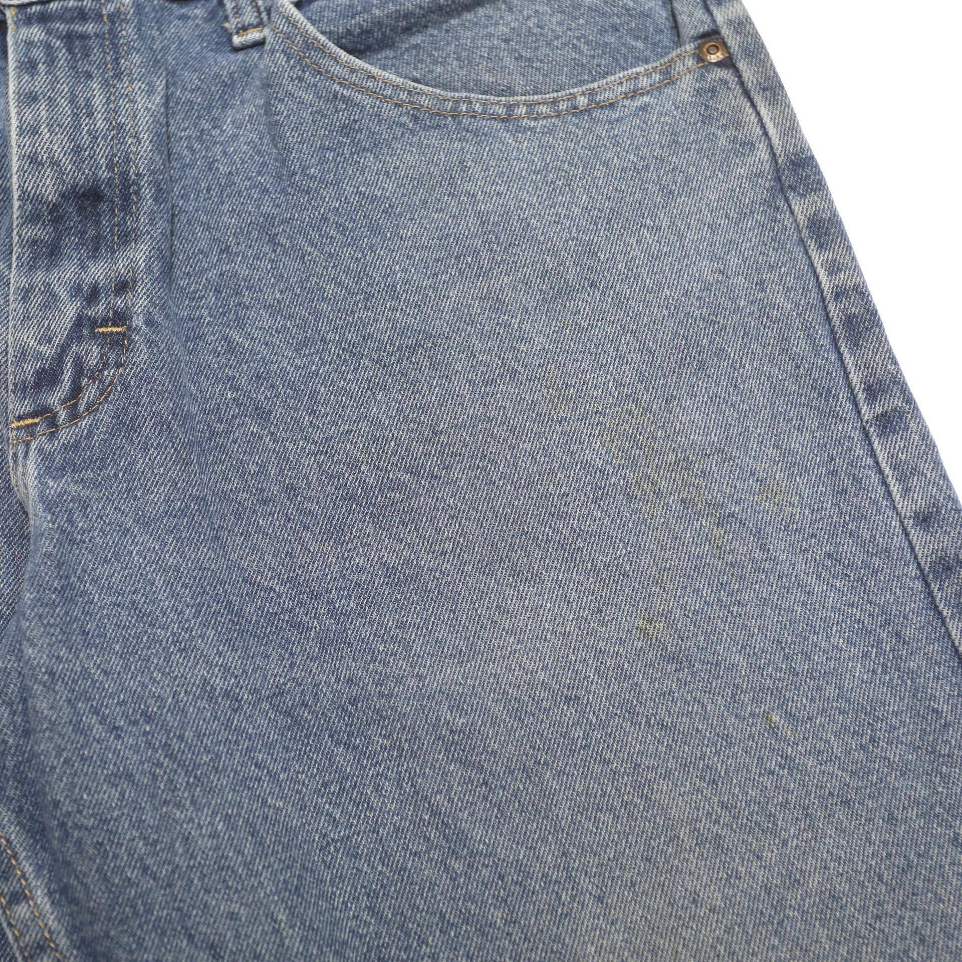 WRANGLER Mens Blue Jeans Regular Straight Denim Medium W33 L30 Classic Fit Zip
