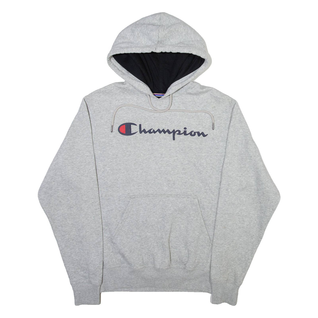 CHAMPION Mens Grey Hoodie S