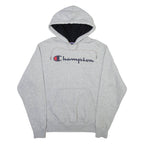CHAMPION Mens Grey Hoodie S