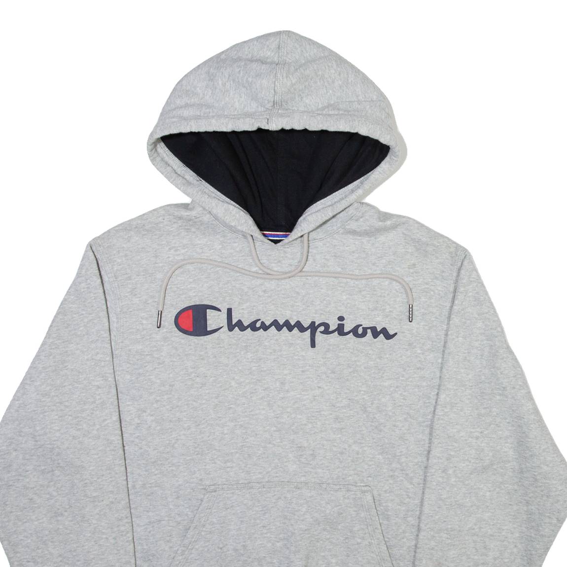 CHAMPION Mens Grey Hoodie S