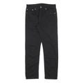 LEVI'S 502 Mens Jeans Black Slim Straight Denim Raw W29 L27 Classic Fit