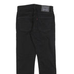 LEVI'S 502 Mens Jeans Black Slim Straight Denim Raw W29 L27 Classic Fit