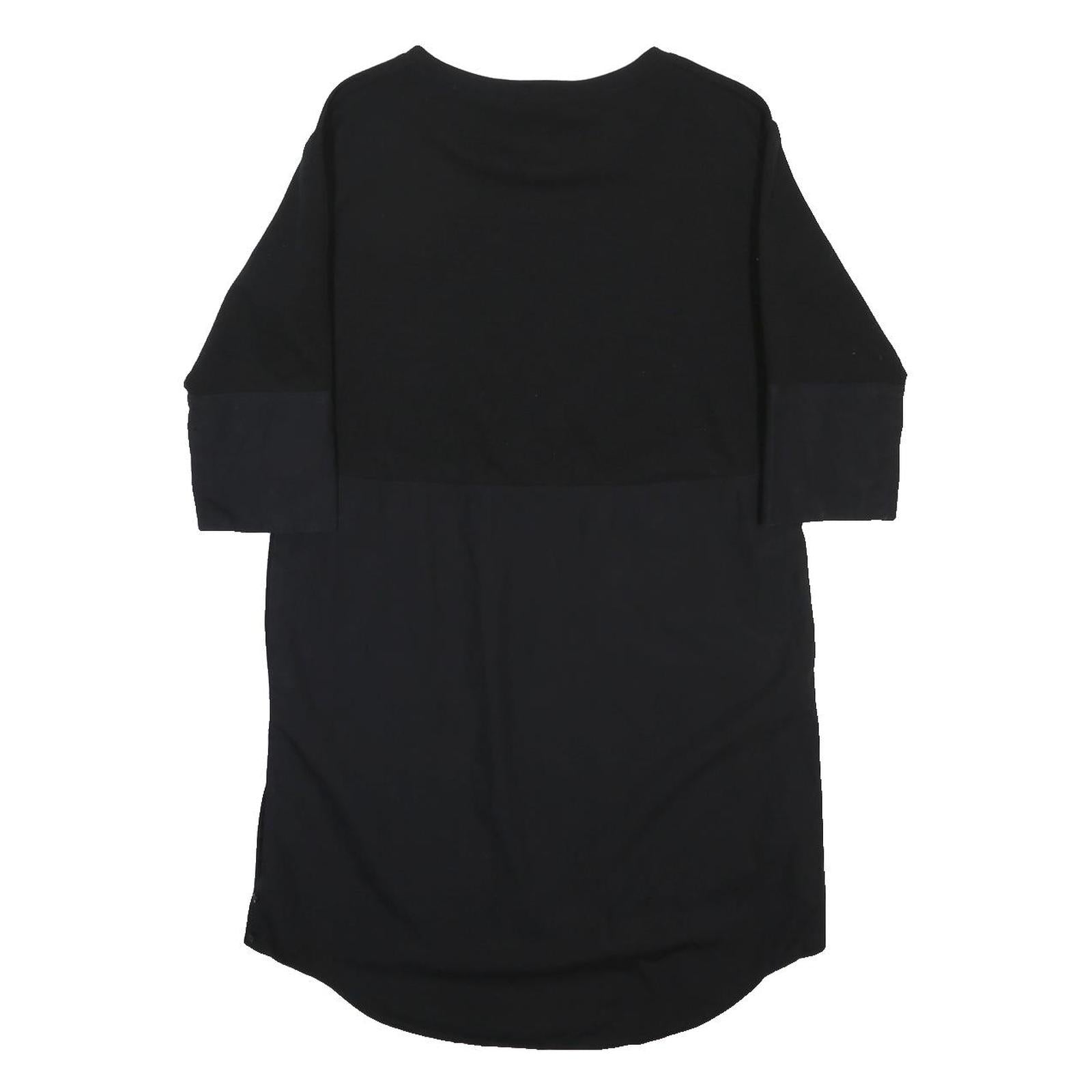 COS Womens Black Dress Day Polyester Blend Midi M Comfortable Style