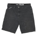 DICKIES Mens Shorts Black XL W34 Workwear Cotton Blend Regular Fit Utility