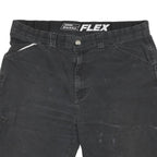 DICKIES Mens Shorts Black XL W34 Workwear Cotton Blend Regular Fit Utility