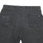 DICKIES Mens Shorts Black XL W34 Workwear Cotton Blend Regular Fit Utility