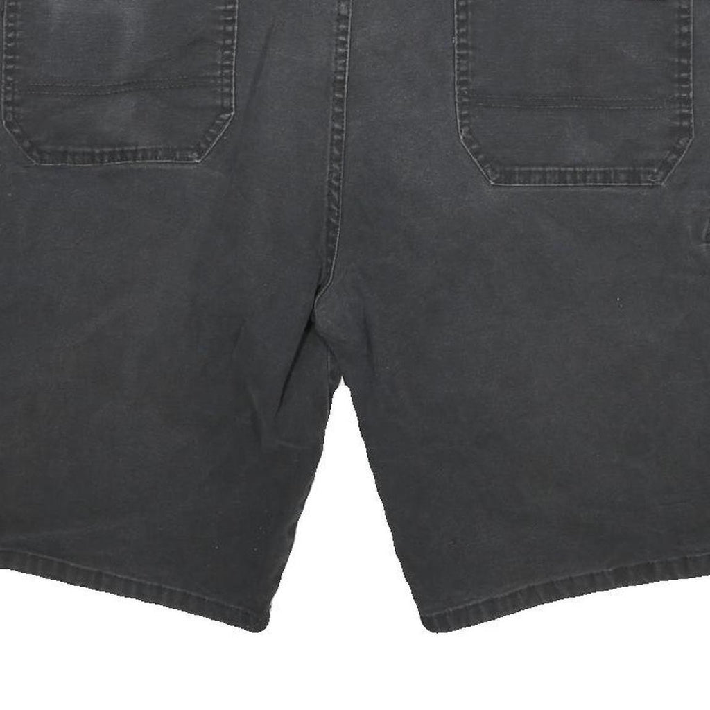 DICKIES Mens Shorts Black XL W34 Workwear Cotton Blend Regular Fit Utility