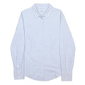 MAX&CO Womens Blue & White Striped Shirt UK 4 Cotton Blend Classic Button Up