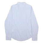 MAX&CO Womens Blue & White Striped Shirt UK 4 Cotton Blend Classic Button Up