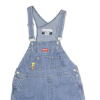 WARNER BROS Womens Blue Denim Cotton Loose Dungarees M W36 L5 Looney Tunes