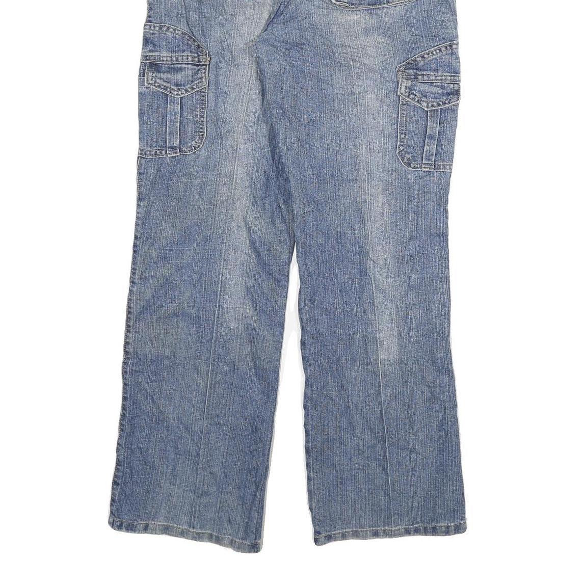 WEIKETE Mens Jeans Blue Regular Straight Denim W28 L28 Casual Style