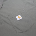 CARHARTT Mens Green Polo Shirt XL Short Sleeve Plain Pocket Logo Workwear