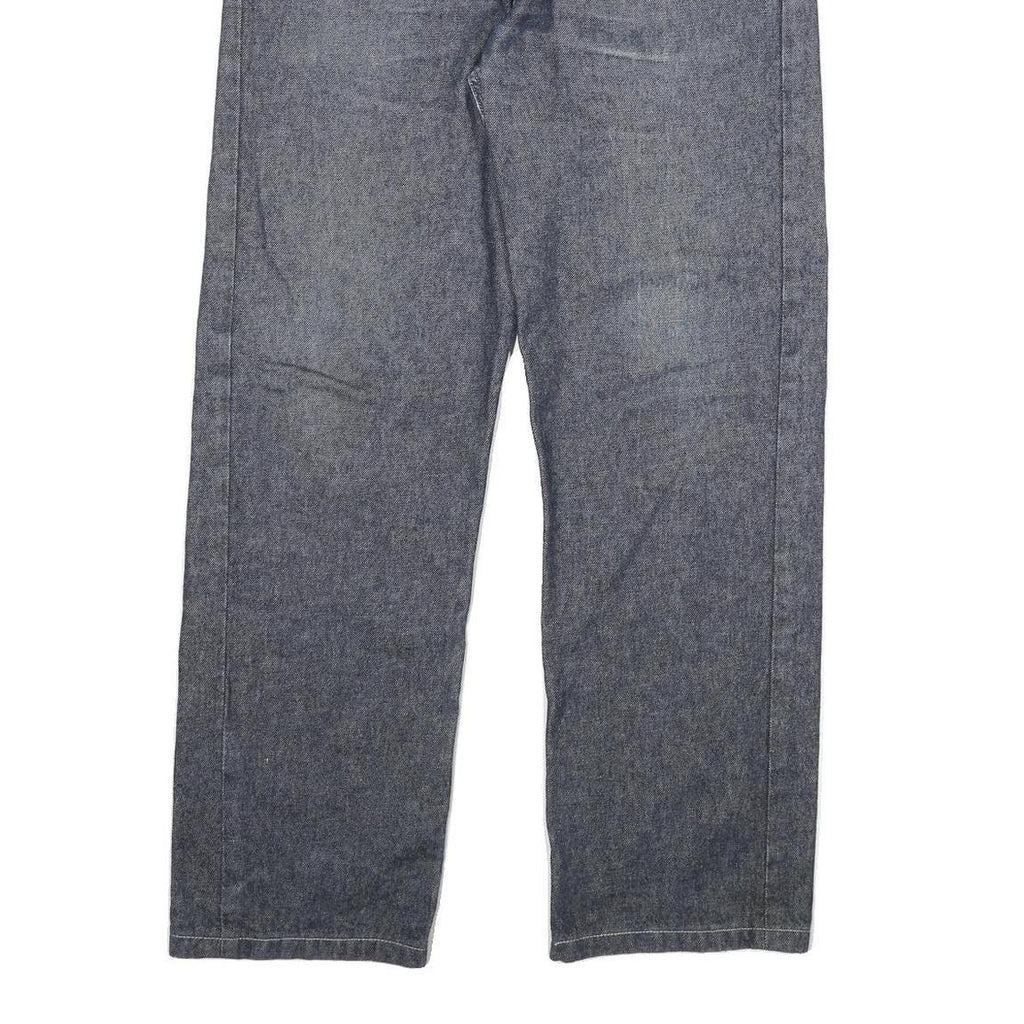 LEVI'S 501 Mens Jeans Blue Regular Straight Denim Medium W34 L30 Classic Button