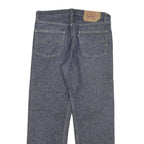 LEVI'S 501 Mens Jeans Blue Regular Straight Denim Medium W34 L30 Classic Button