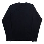 NIKE Mens T-Shirt Black Long Sleeve M